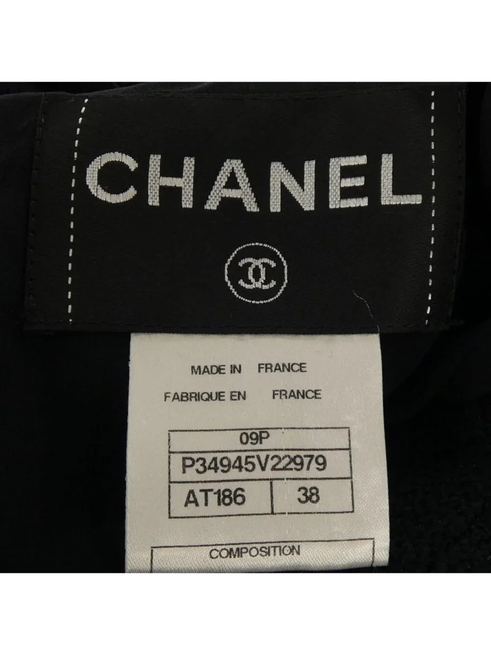 Chanel 09P Jacket Black